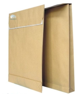 Koperta z mieszkiem brązowa B-4 HK (40mm) RBD