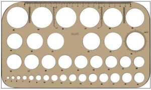 Szablon KOH-I-NOOR koła Z-37 749161.