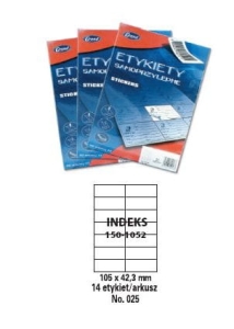 Naklejka GRAND 105x42,3 (14) biała 1 szt