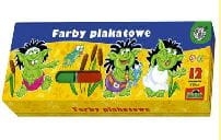 Farby plakatowe ASTRA 12 sztuk 10ml (12 kolorów)