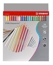 Kredki ołówkowe STABILO Aquacolor 24 sztuki.
