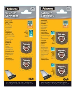 FELLOWES zestaw 3 różnych noży do trymerów