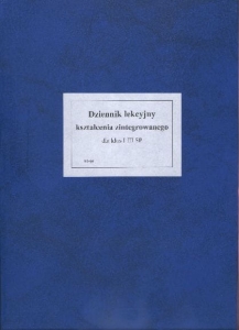 I/2B Dziennik lekcyjny dla klas I-III szkoły