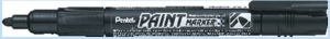 Pisak PENTEL lakierowy M 2,5mm czarny MMP-20