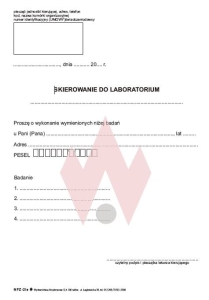 NFZ-2 Skierowanie do laboratorium,