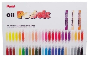 Kredki pastele olejne PENTEL 50 sztuk PHN50