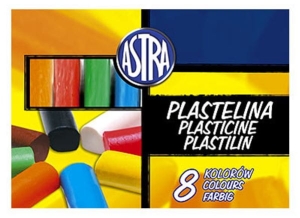 Plastelina ASTRA opakowanie 10 sztuk.