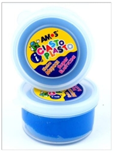 Ciastolina AMOS 30 g niebieska.