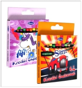 Kredki woskowe FIORELLO/ GRAND 12 sztuk.