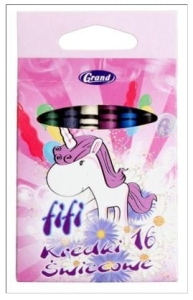 Kredki woskowe FIORELLO/ GRAND 16 sztuk.