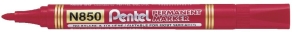 Pisak PENTEL N-850 wodoodporny okrągły czerwony.