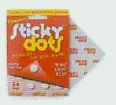 Naklejka STICKY DOTS SDP64 czerwona.