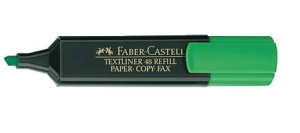 Zakreślacz FABER CASTELL zielony.