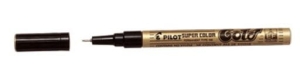 Pisak PILOT EF lakierowy 0,5 mm złoty.
