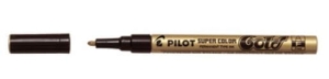 Pisak PILOT F lakierowy 1 mm okrągły złoty.