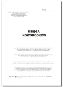 Szp-22a/2011 Księga noworodków,