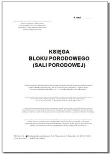 Szp-21a/2011 Księga bloku porodowego (sali
