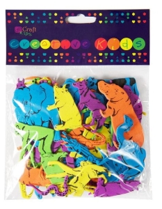 Ozdoba - Naklejki z pianki PVC - zwierzaki 3