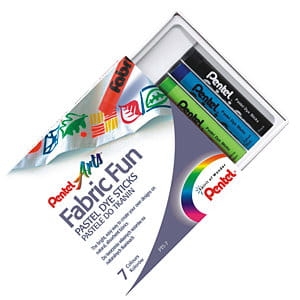 Kredki pastele do tkanin PENTEL 7 sztuk PTS7