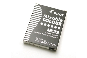 Naboje do pióra PILOT PARALLEL czarne