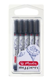 Naboje do pióra HERLITZ My Pen niebieskie 5 sztuk