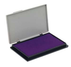 Poduszka do stempli HORSE 3 z fioletowym tuszem.