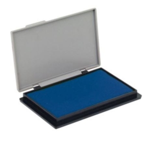 Poduszka do stempli HORSE 2 z niebieskim tuszem.