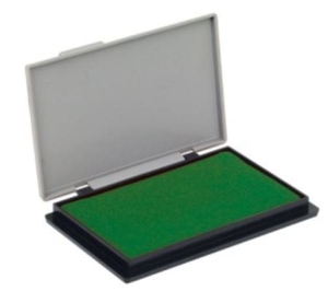 Poduszka do stempli HORSE 2 z zielonym tuszem.