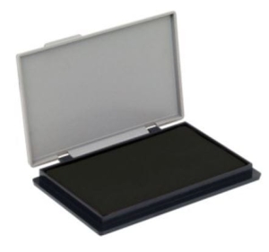 Poduszka do stempli HORSE 2 z czarnym tuszem.