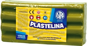 Plastelina ASTRA opakowanie 1 kg oliwkowa