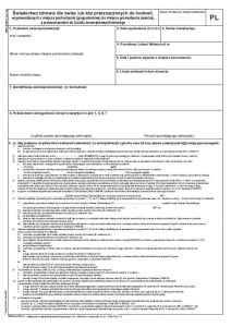 RWN 4/39h/s Świadectwo zdrowia dla owiec/kóz do