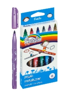 Pisaki metaliczne FIORELLO GR-129 6 kolorów