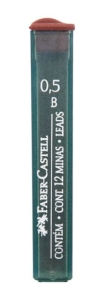 Wkład do ołówka FABER CASTELL 0,5 mm B