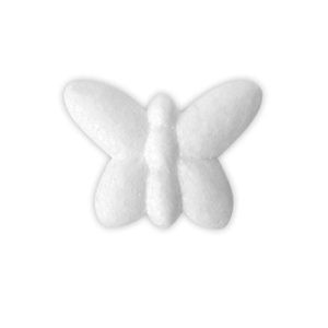 Ozdoba - Motyle styropianowe DIST-016 65 mm 6 szt.