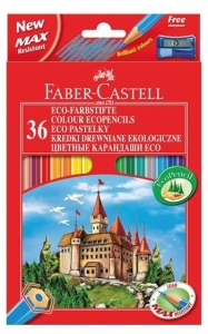 Kredki ołówkowe FABER CASTELL Zamek 36 sztuk.