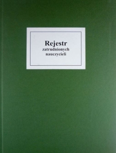 EDU-VII/5 Rejestr zatrudnionych nauczycieli,