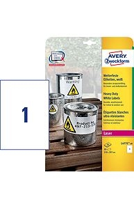 Naklejka AVERY 210x297 mm (1) Havy Duty L4775