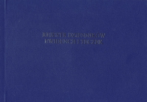 Wkt-111/2012 Rejestr dzienników ewidencji i teczek