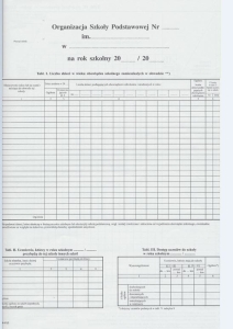 VI/1/2017 Organizacja szkoły podstawowej 8 kl.