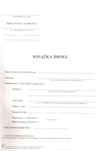 DR-1 Książka drogi