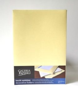 Teczka ozdobna ICELAND kremowy 5 sztuk