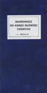 Szp-44 Skorowidz do księgi głównej chorych,