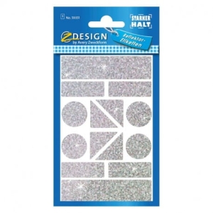 Naklejka AVERY odblaskowa kształy 59391