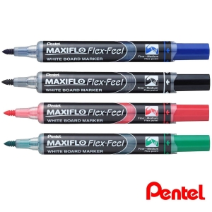 Pisak PENTEL MWL5SBF FLEX czerwony suchościeralny