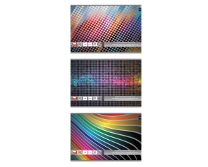 Blok techniczny A-4 10 kartek Metallic kolor 250 g