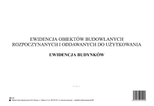 EB-1/2 Ewidencja budynków/obiektów rozpoczynanych