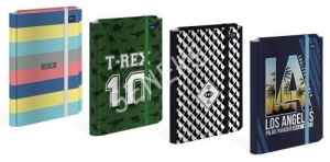 Teczka skrzydłowa z gumką A-4+ InterDruk Boys