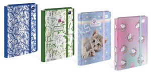 Teczka skrzydłowa z gumką A-4+ InterDruk Girls