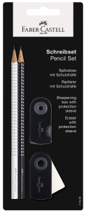 Zestaw FABER CASTEL Sparkle biało/czarny