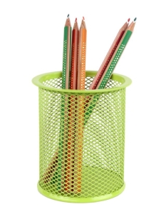 Pojemnik metalowy NET B802A kubek okrągły lemon